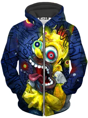 Brainmelt Unisex Zip-Up Hoodie