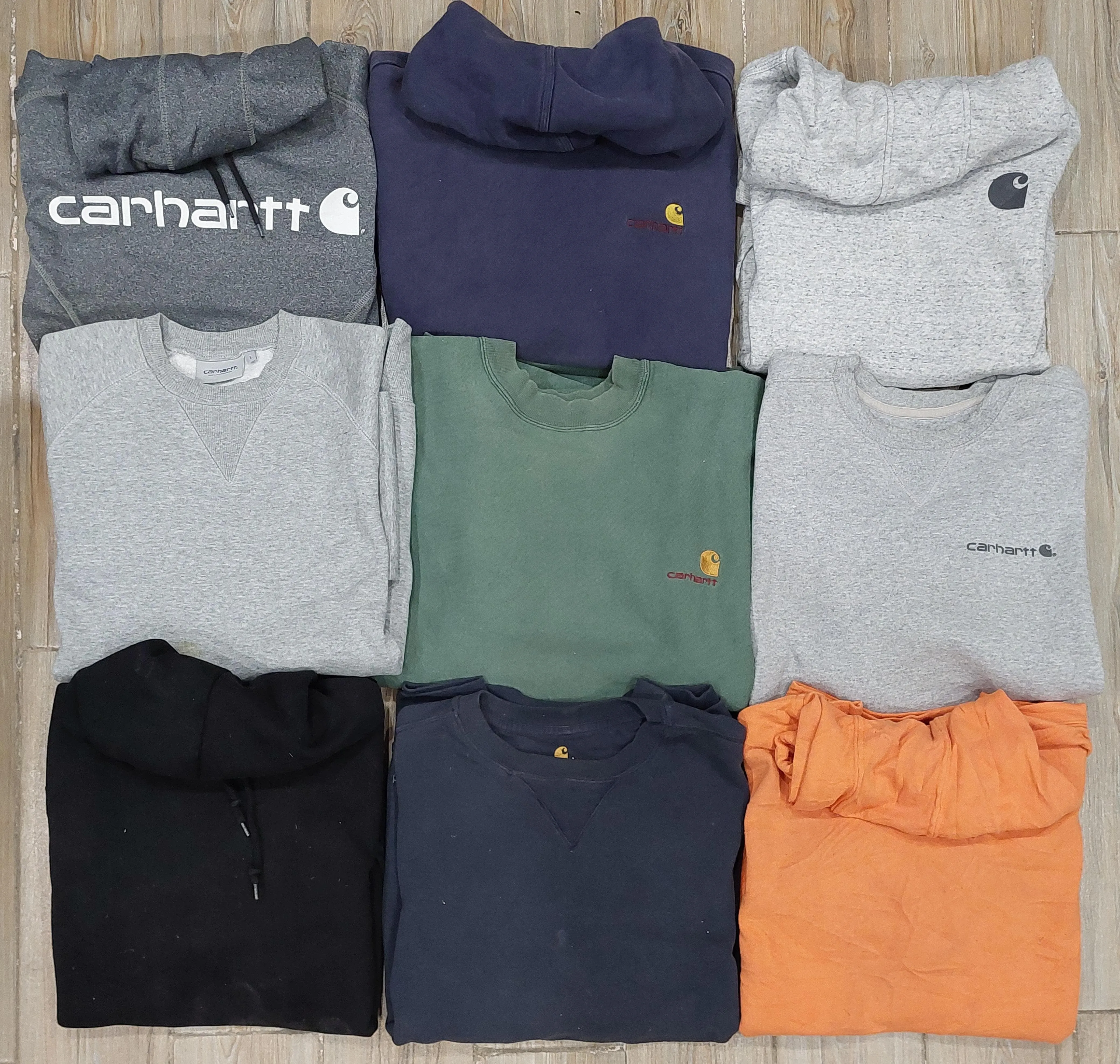 Branded Carhartt Sweatshirts - 12 Pieces