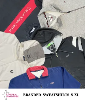 Branded Sweatshirts S-XL Gant, Fred Perry, Tommy Hilfiger and other brands