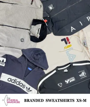 Branded Sweatshirts Xs-M Nike, Adidas, Reebok & other brands
