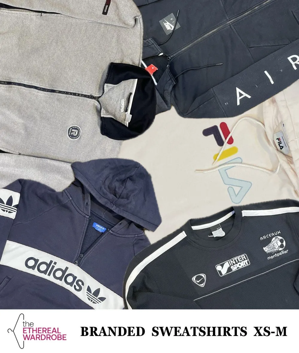 Branded Sweatshirts Xs-M Nike, Adidas, Reebok & other brands