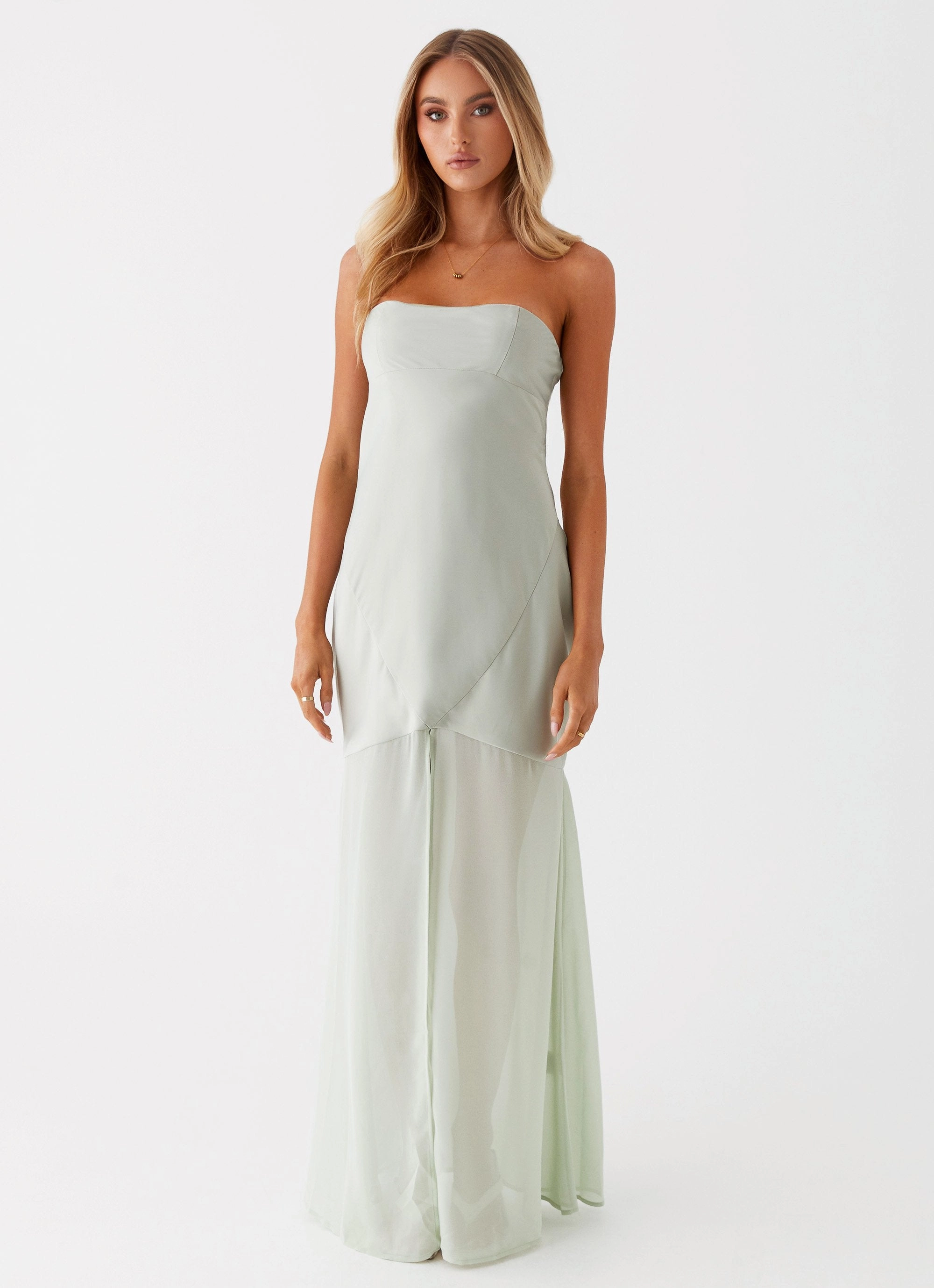 Timeless Waistband Fit Brea Maxi Dress - Sage