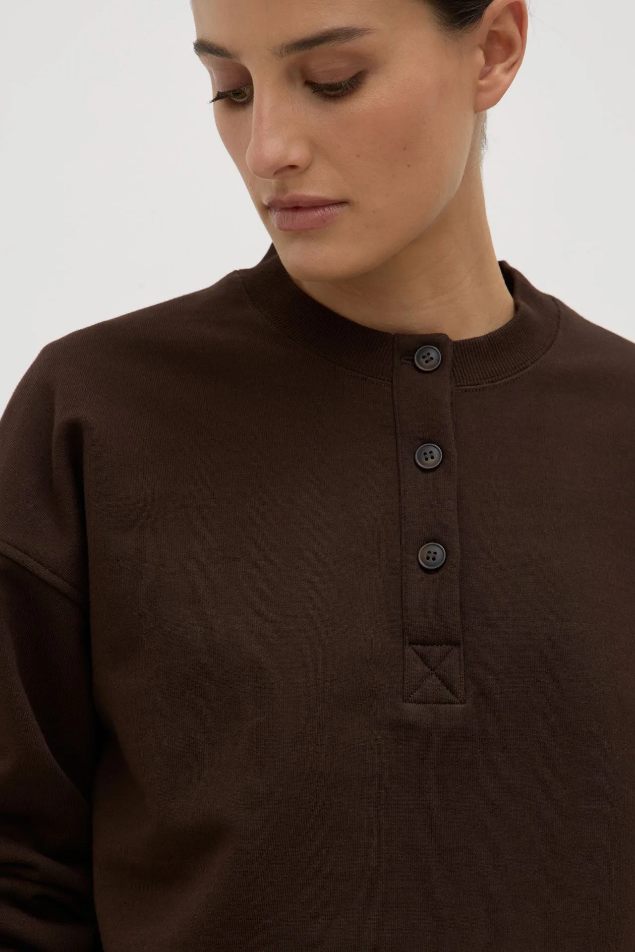 Reflective Accent Trim Anya Fleece Crew