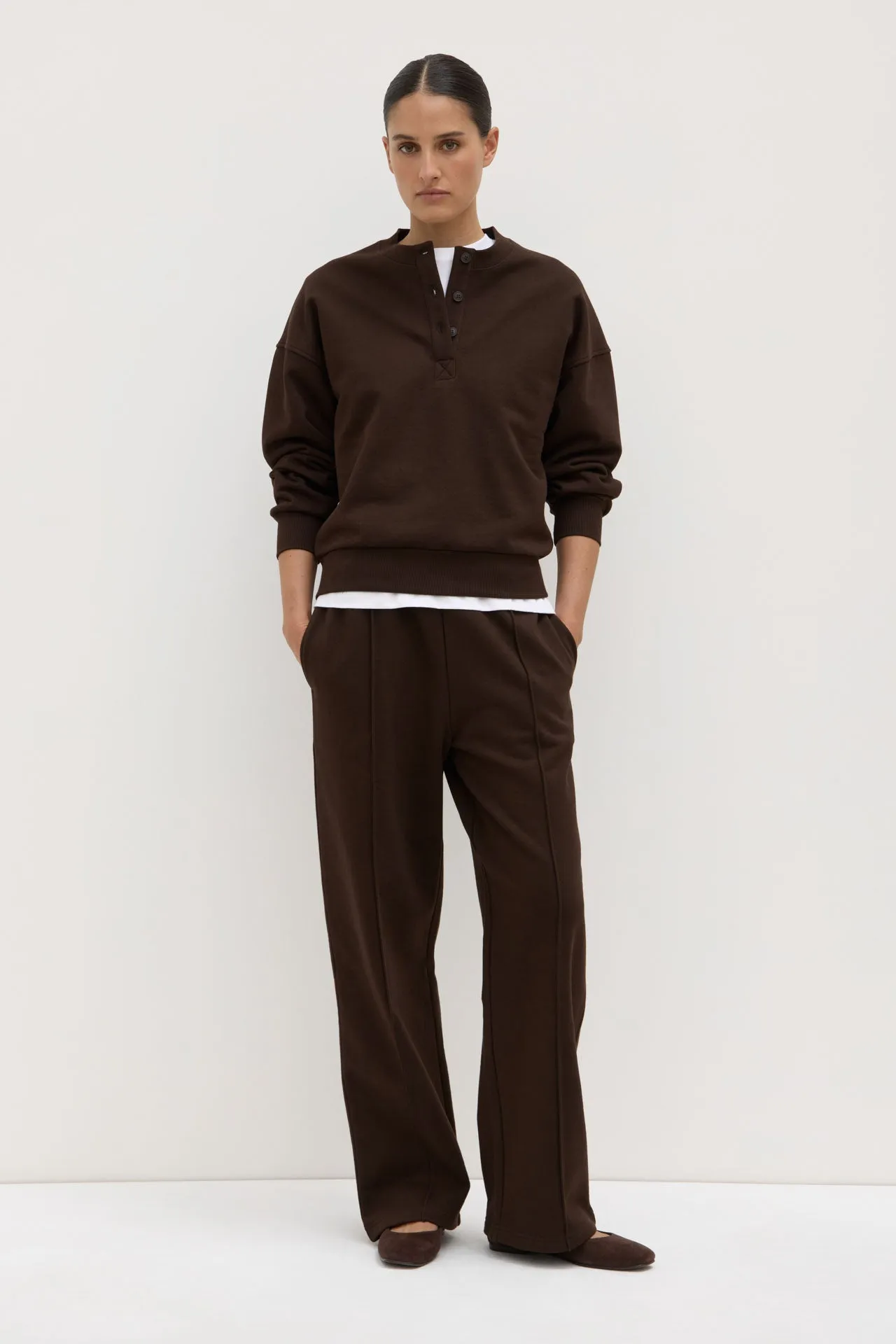 Anya Fleece Crew Vintage Pullover