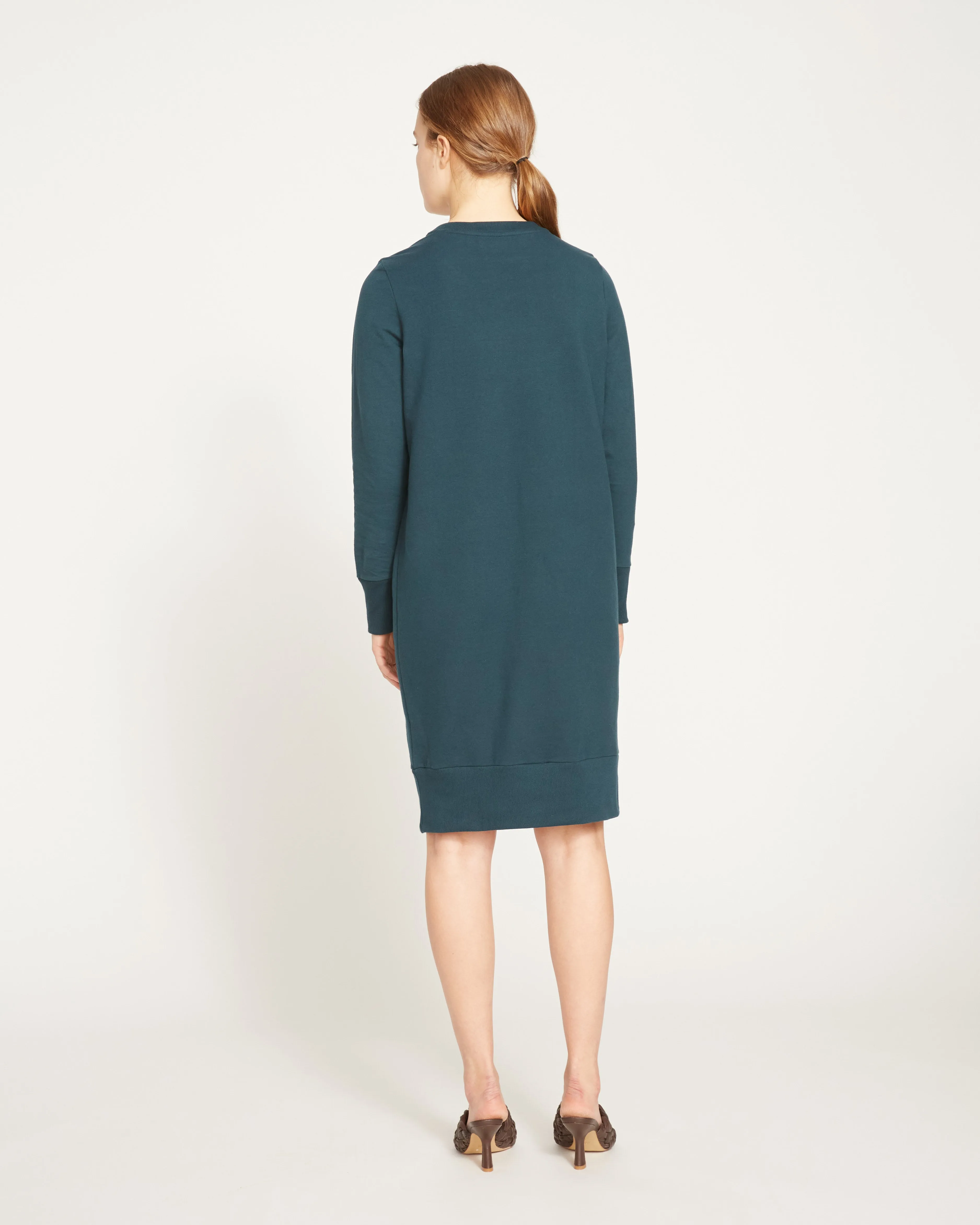 Bree Sweatshirt Dress - Deep Sea