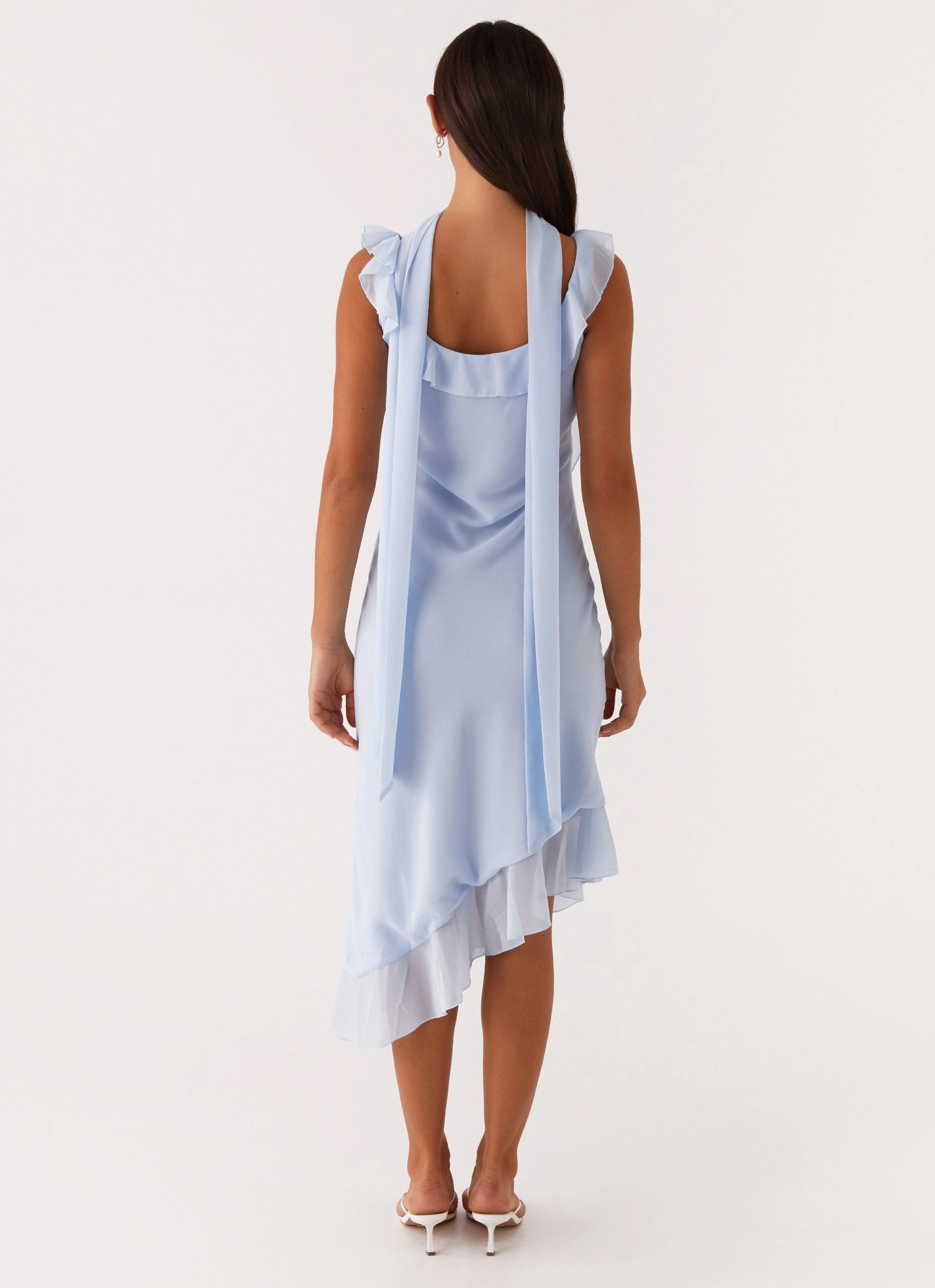 Light Attitude Fariday Midi Dress - Blue