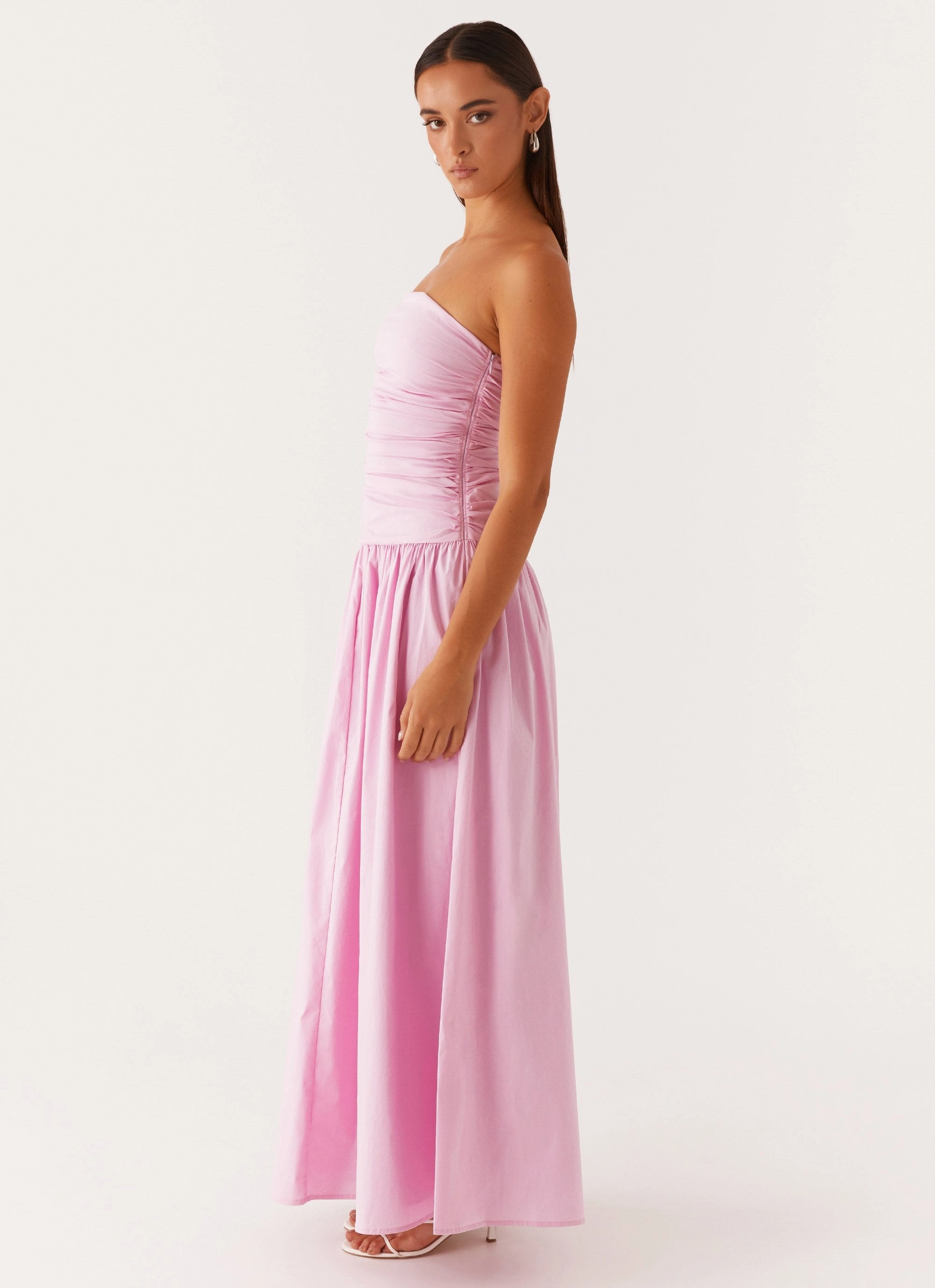 Carmel Maxi Dress - Pink UVProtectiveLayer Soft Fashion