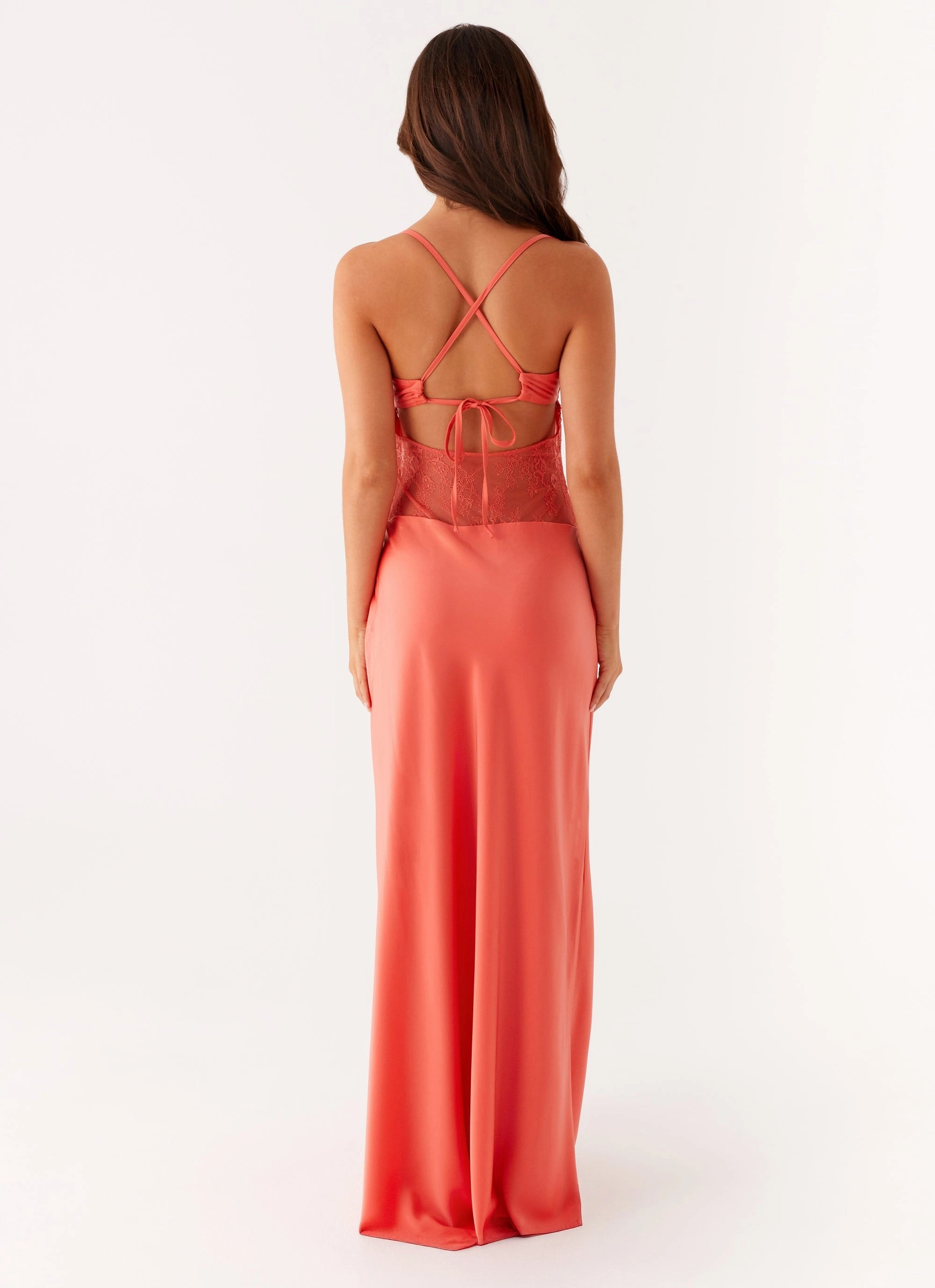 Shae Maxi Dress - Tangerine Subtle Comfort