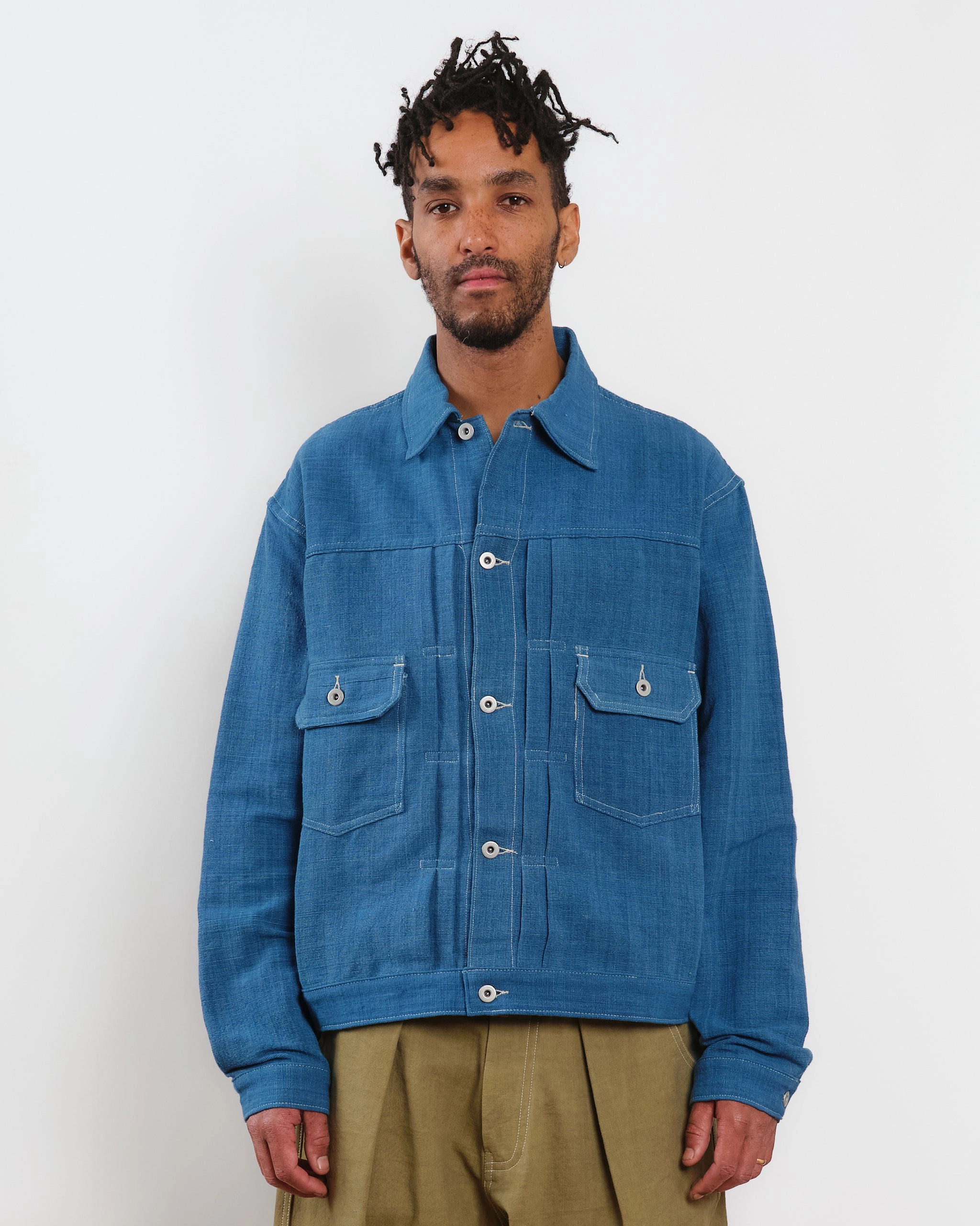 Natural Feel Tuesday Jacket - Indigo Handloom