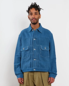 Natural Feel Tuesday Jacket - Indigo Handloom