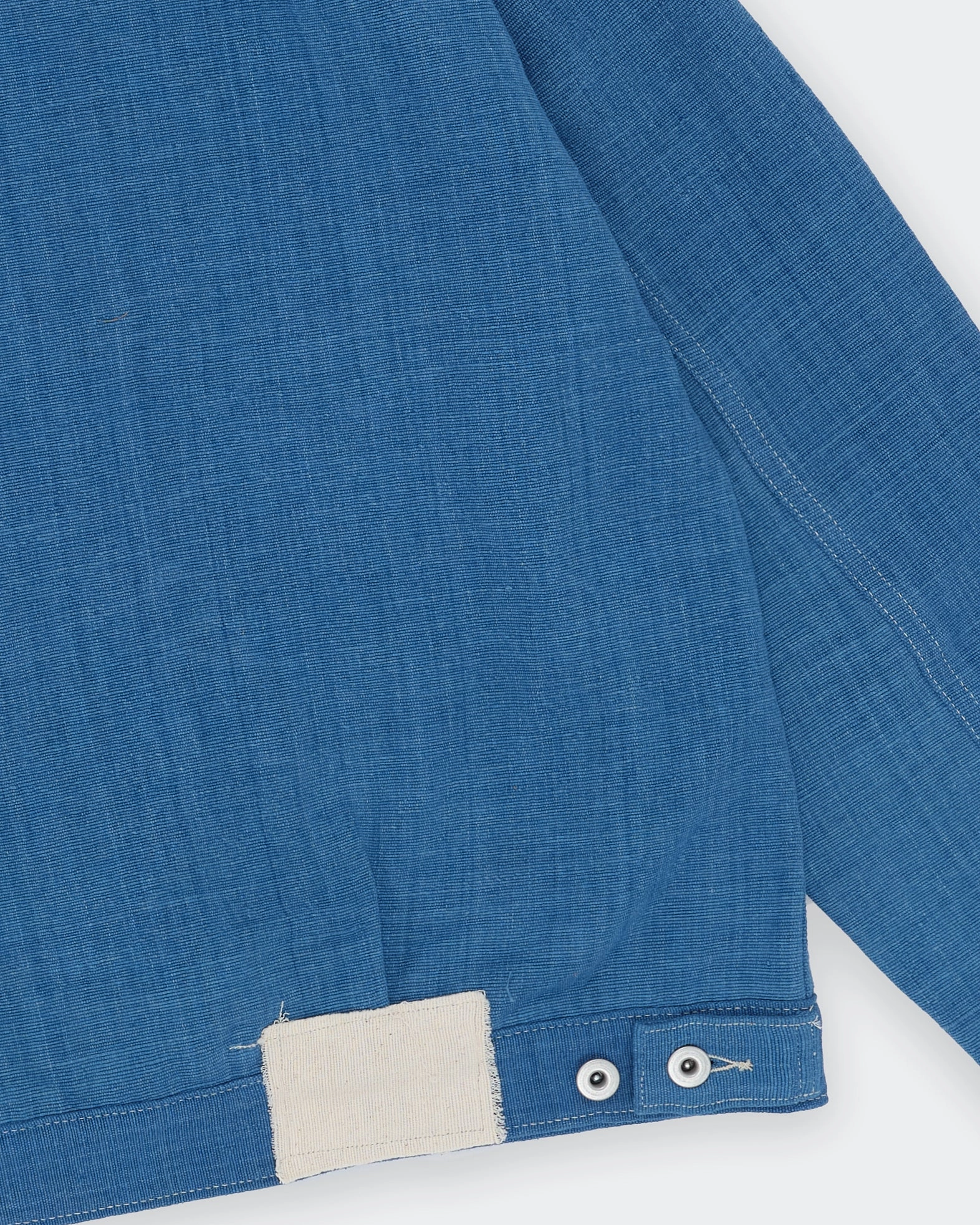 Tuesday Jacket - Indigo Handloom Lightweight Wear Velvet-Touch