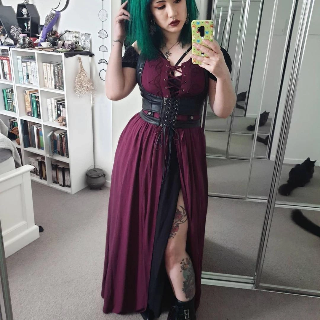 Brigid Maxi Overdress Chic Everyday Wear Polite Tone