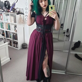 Brigid Maxi Overdress Chic Everyday Wear Polite Tone