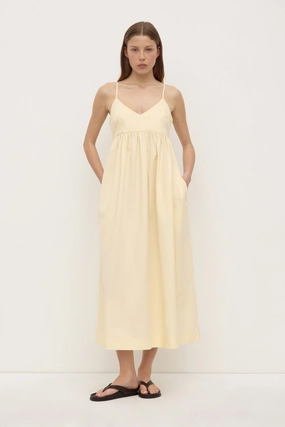 Bronte Poplin Midi Dress Simple formal dress