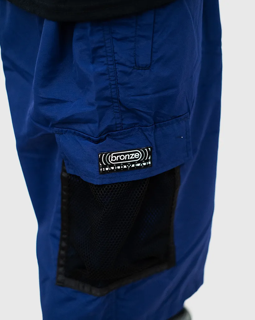 Bronze 56k Mesh Cargo Shorts - Navy
