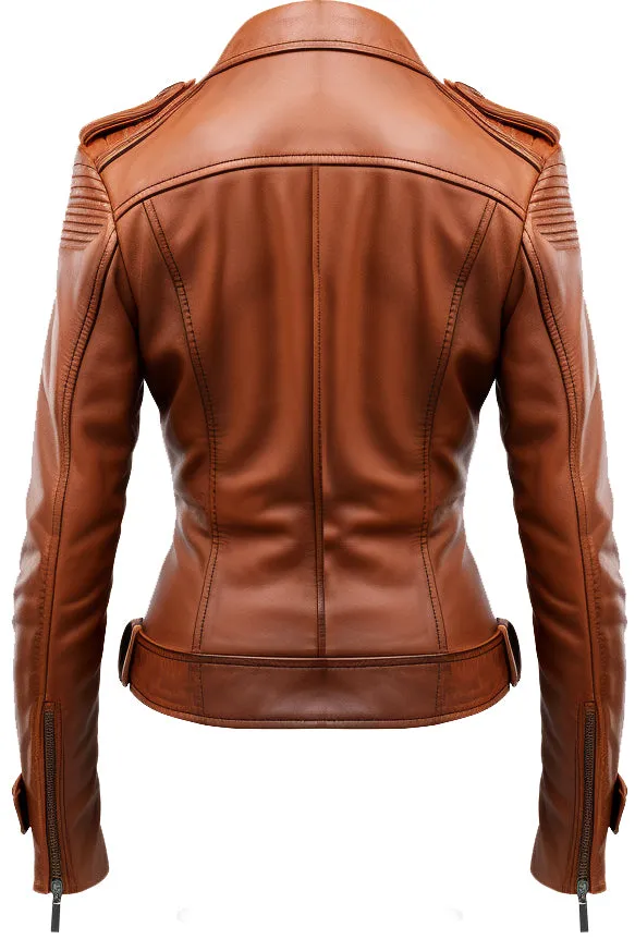 Brown Women Leather Jacket - Leather Jackets for Women