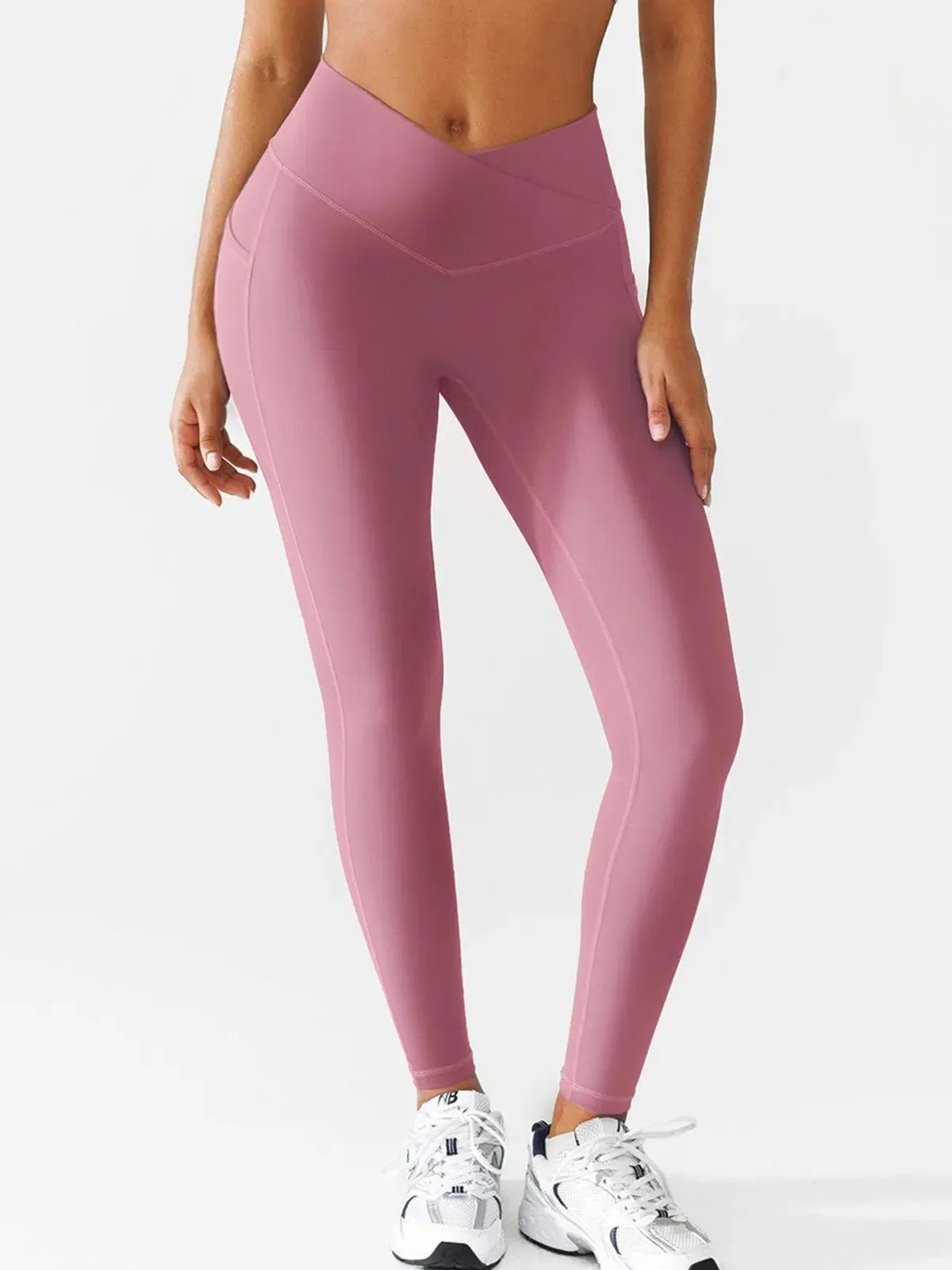 Tear Resistant Reinforcement Non Chafing Side Seams BRXL Butt Scrunch Crossover Waist Leggings