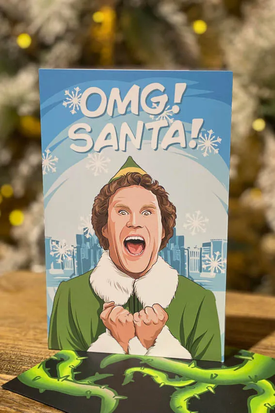 Buddy the Elf Christmas Card