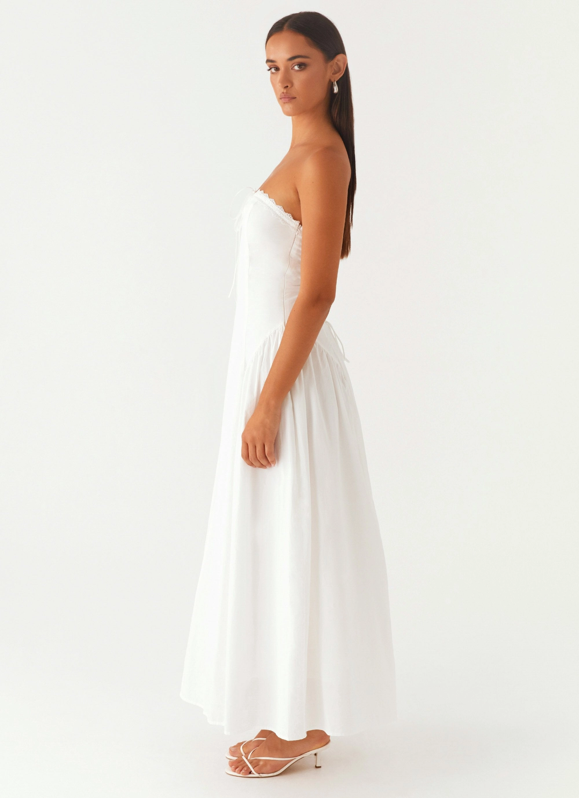 Soft Shine Burleigh Maxi Dress - Ivory