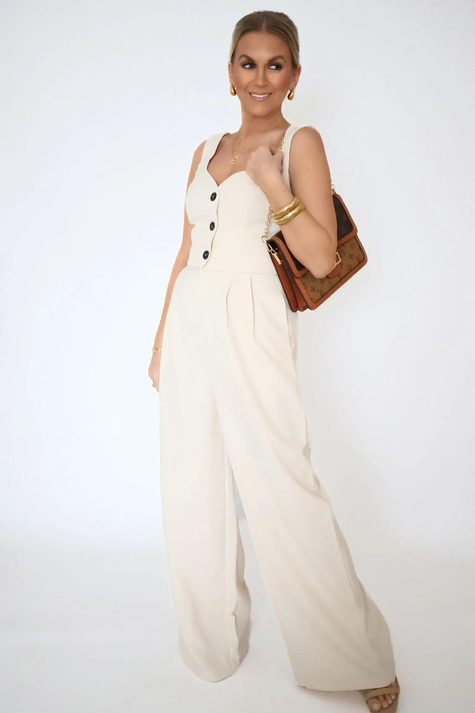 Anti Slip Shoulder Padding Business As Usual Top