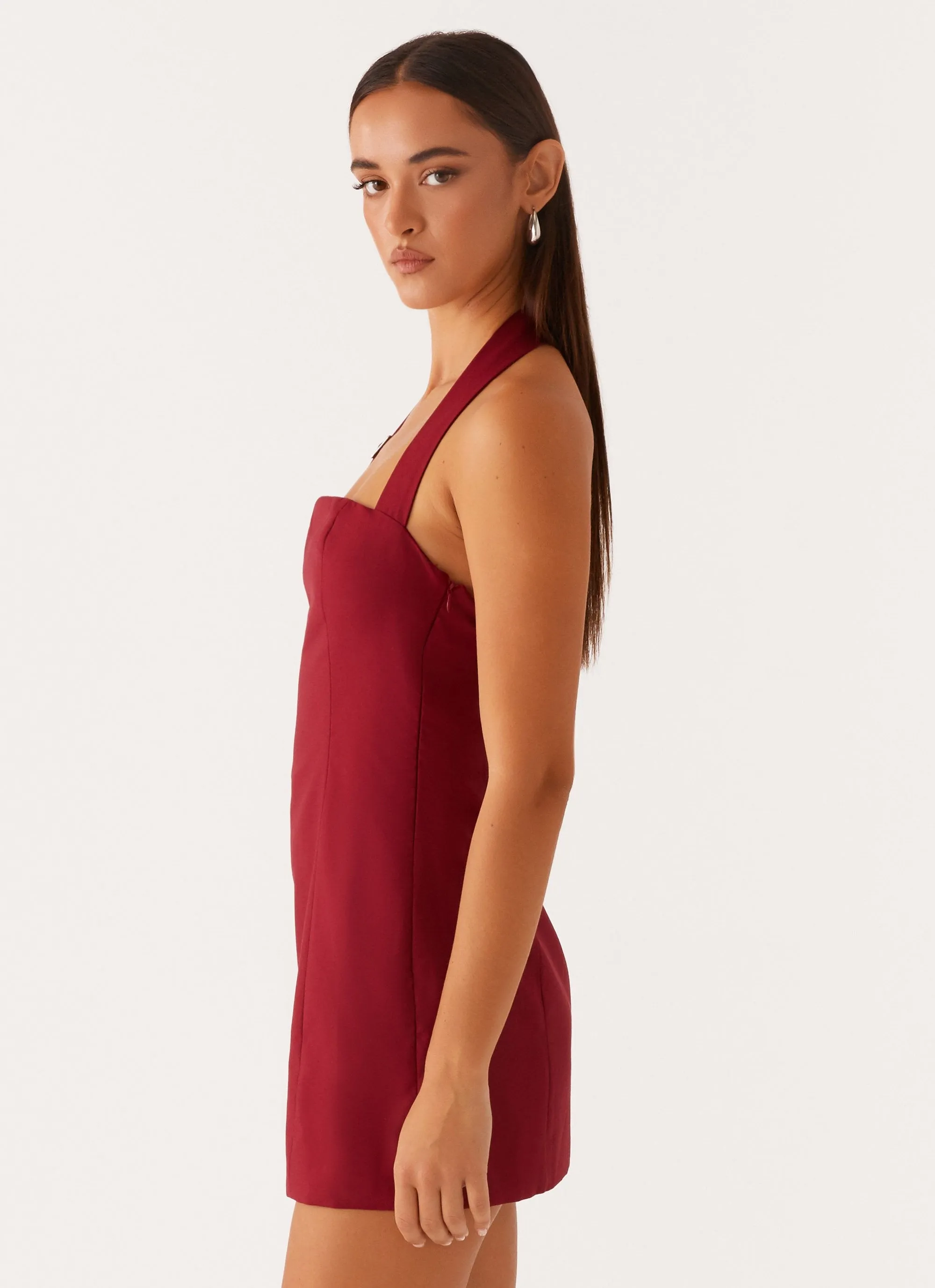 Bianca Halter Dress - Red Weekend Fresh Calm Drape