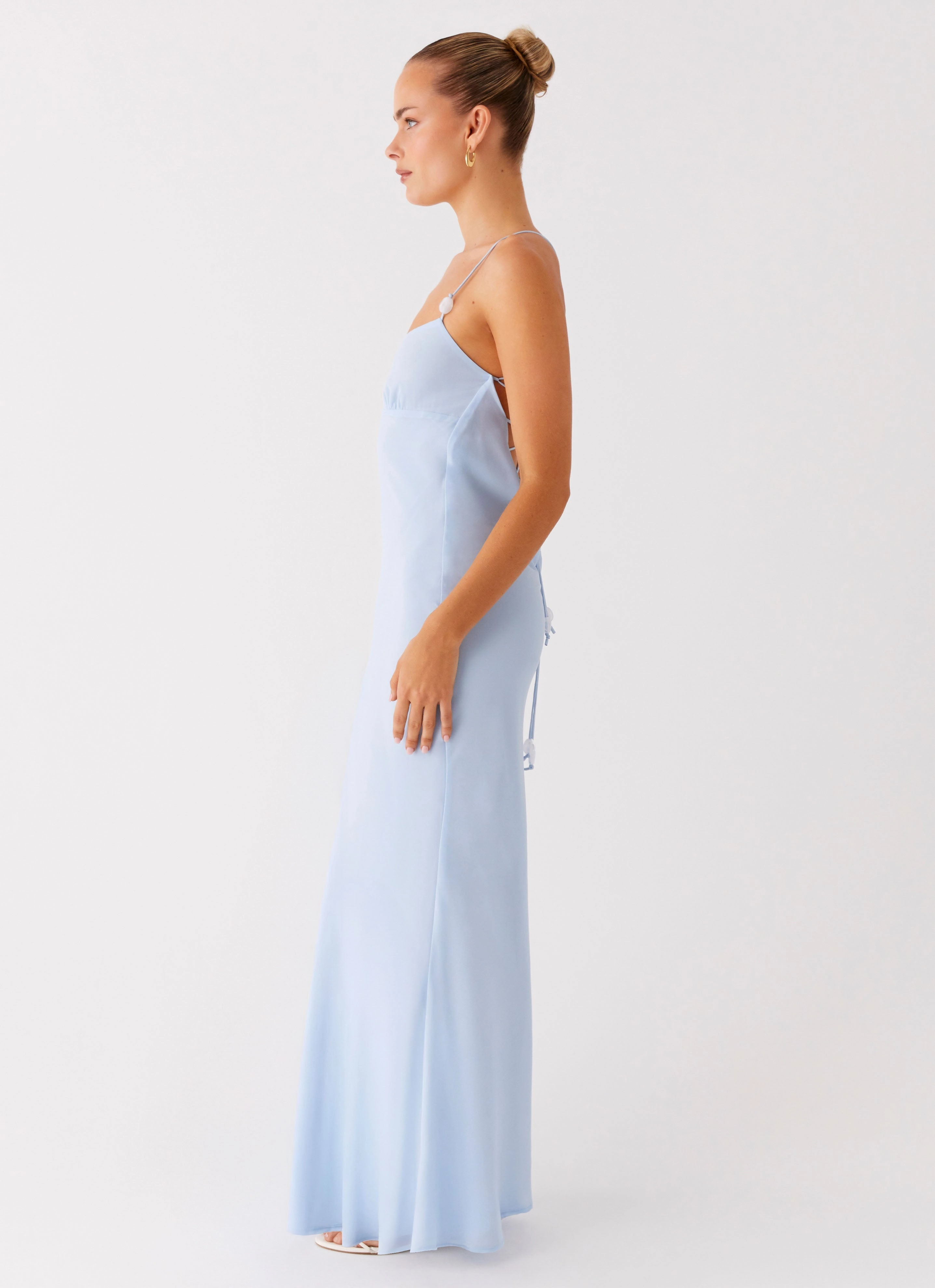 Cabello Maxi Dress - Pale Blue Movement Ready