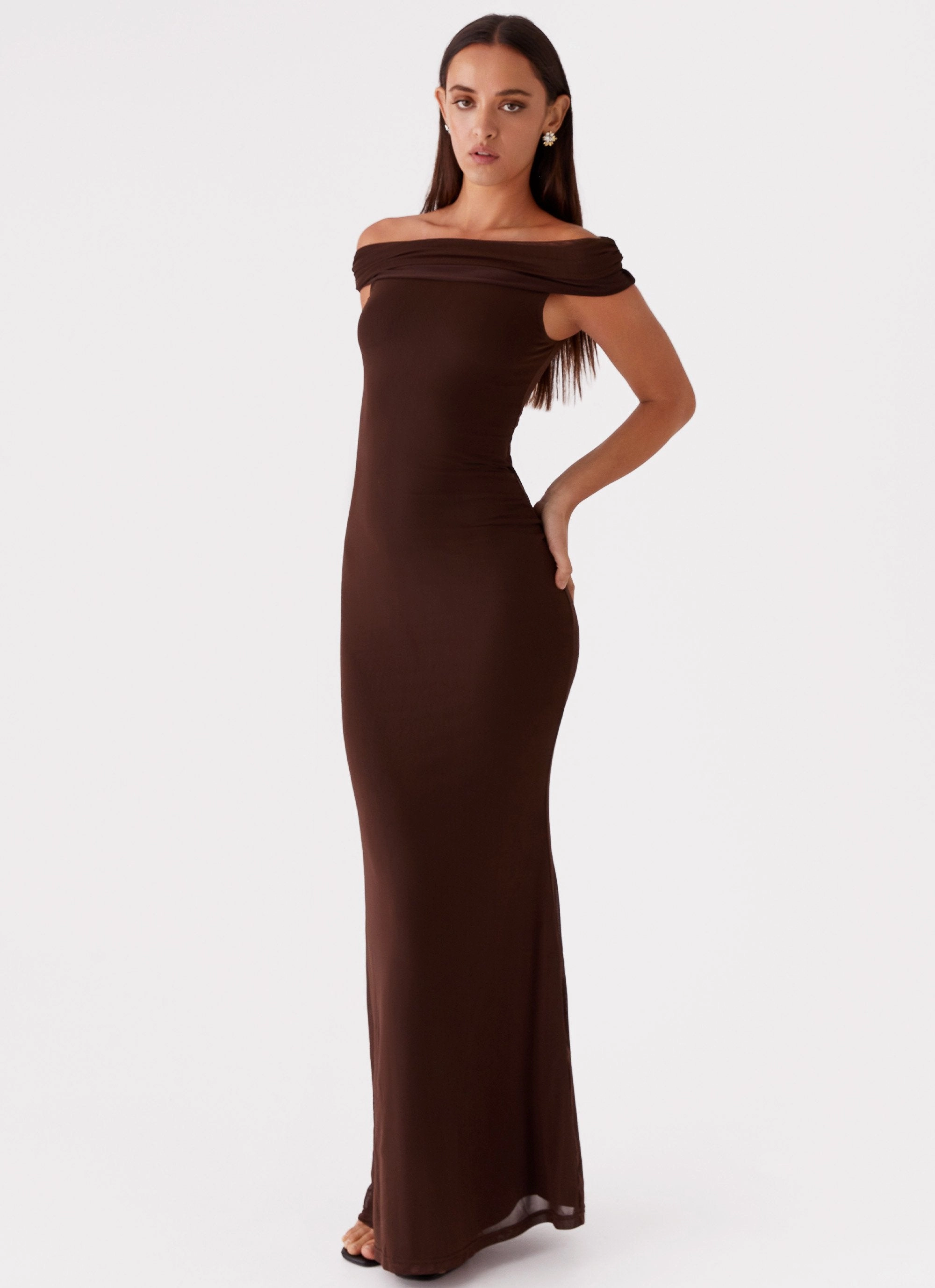 Marilyn Maxi Dress - Chocolate Light and Comfortable Everyday Layers