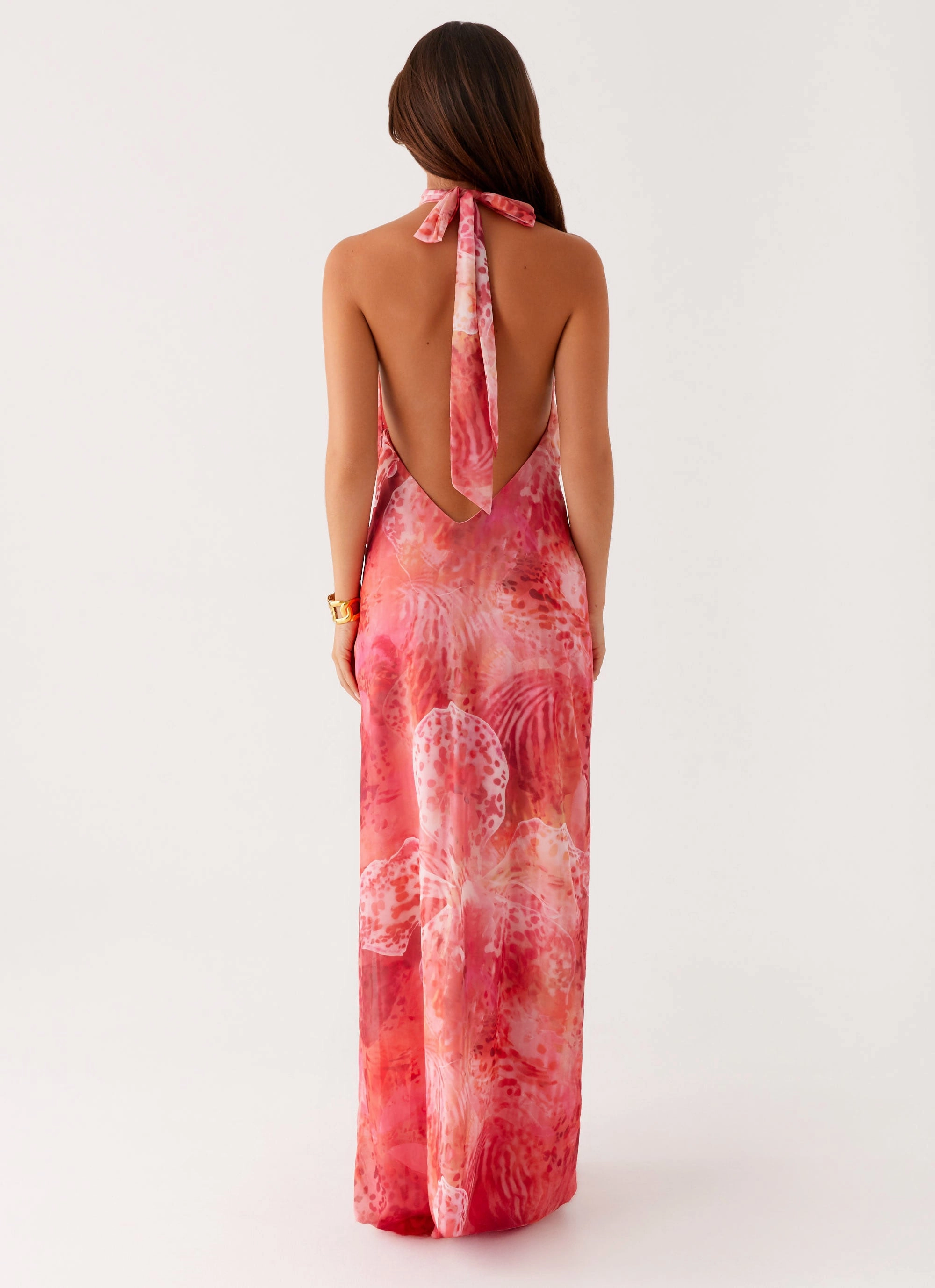 Clean Grace California Maxi Dress - Flamingo Fling