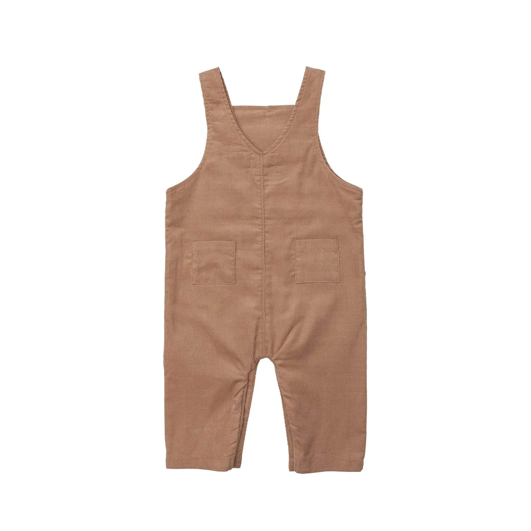Camel/Brown Corduroy Overalls