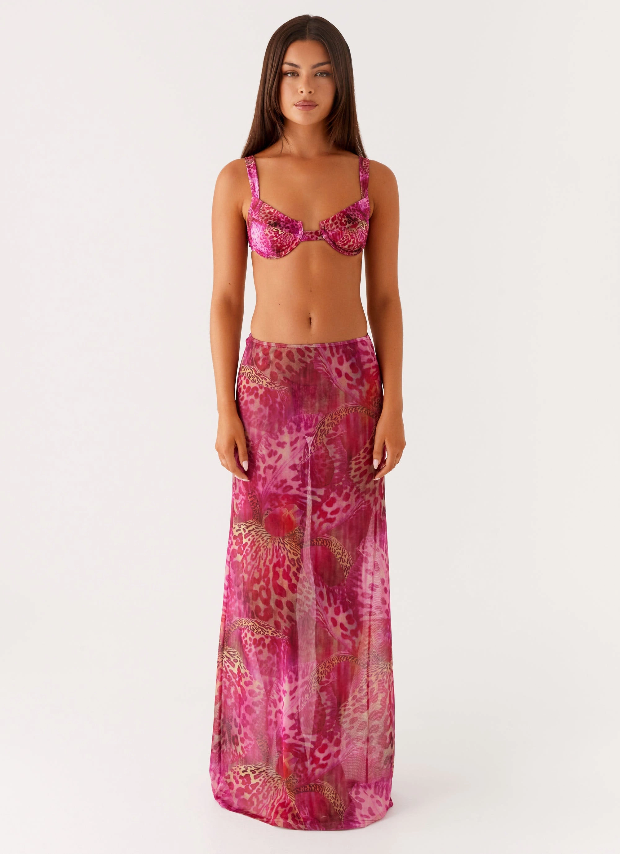 Camellia Maxi Skirt - Lavender Lagoon Performance Gear