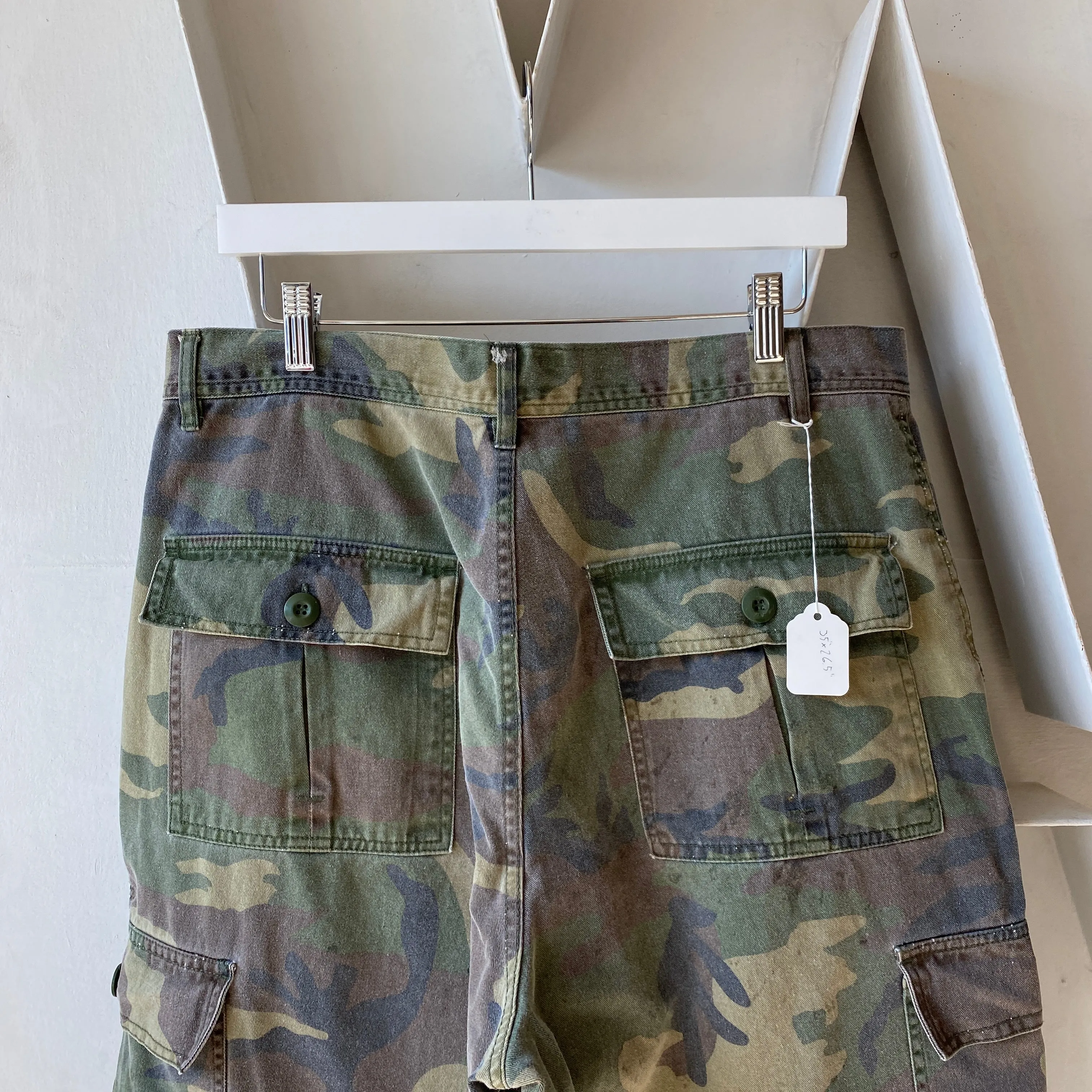 Camo Cargo Pants - 35” x 26.5”