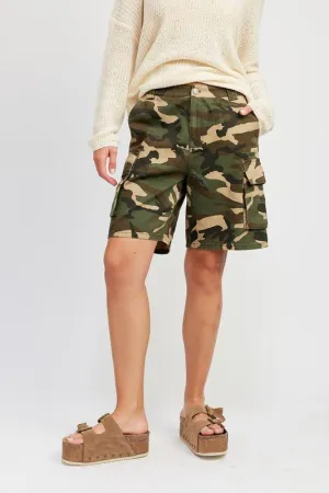 Camo Cargo Shorts