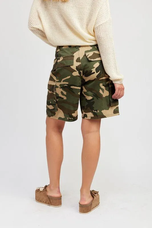 Camo Cargo Shorts