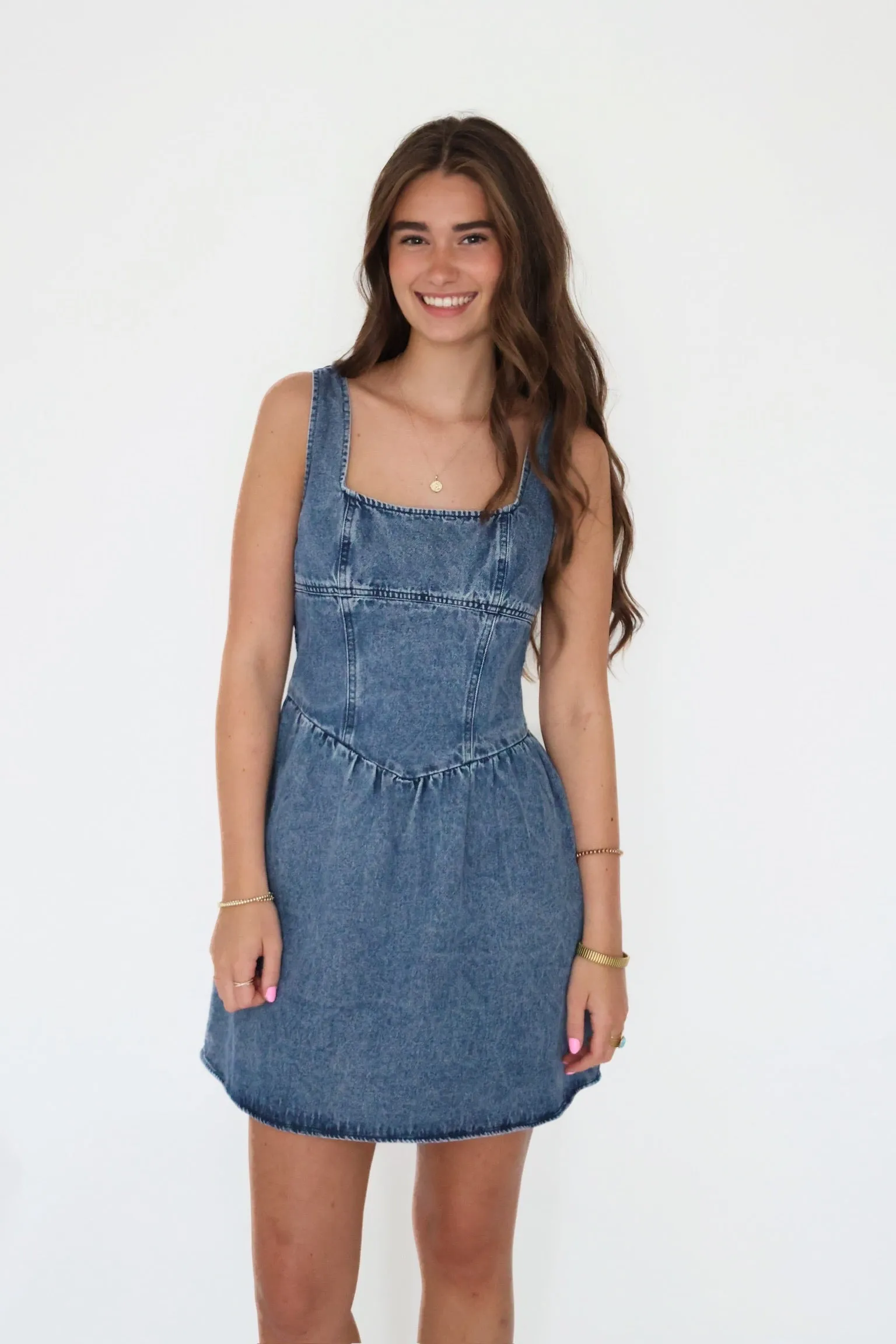 Rowan Denim Dress Smart Look