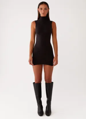 Coastal Chic Cece Mini Dress - Black