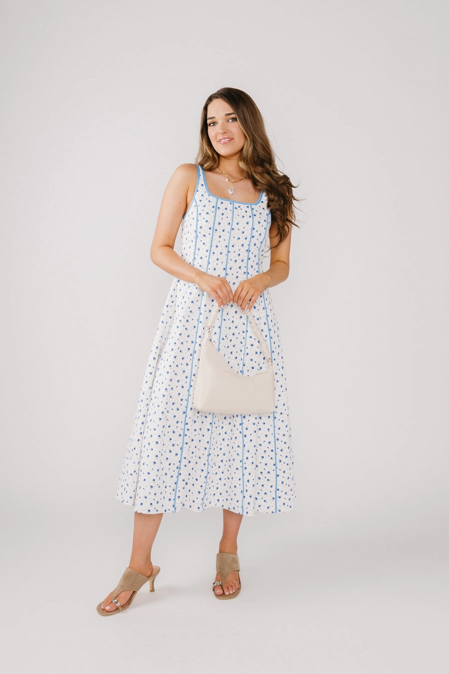 Bailey Midi Dress Adjustable-Length Sunny Lace