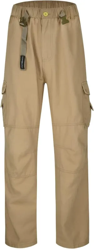 Cargo Jogger Pants for Mens Sweatpants Zipper Pocket Baggy Sweatpants Plus Size Black Military Pants Twill Pants