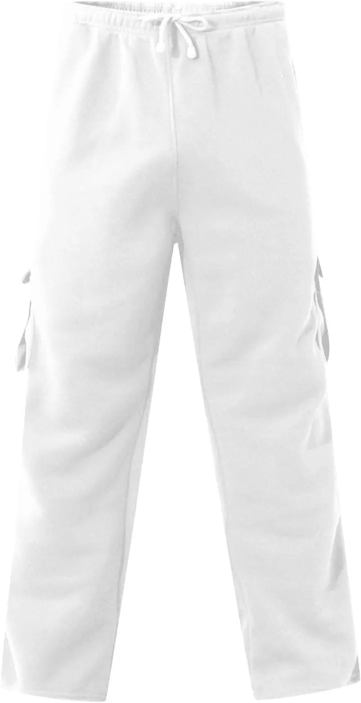 Cargo Pants for Men Baggy Multiple Pockets Pants Casual Elastic Waist Drawstring Cargo Pants Joggers Trousers
