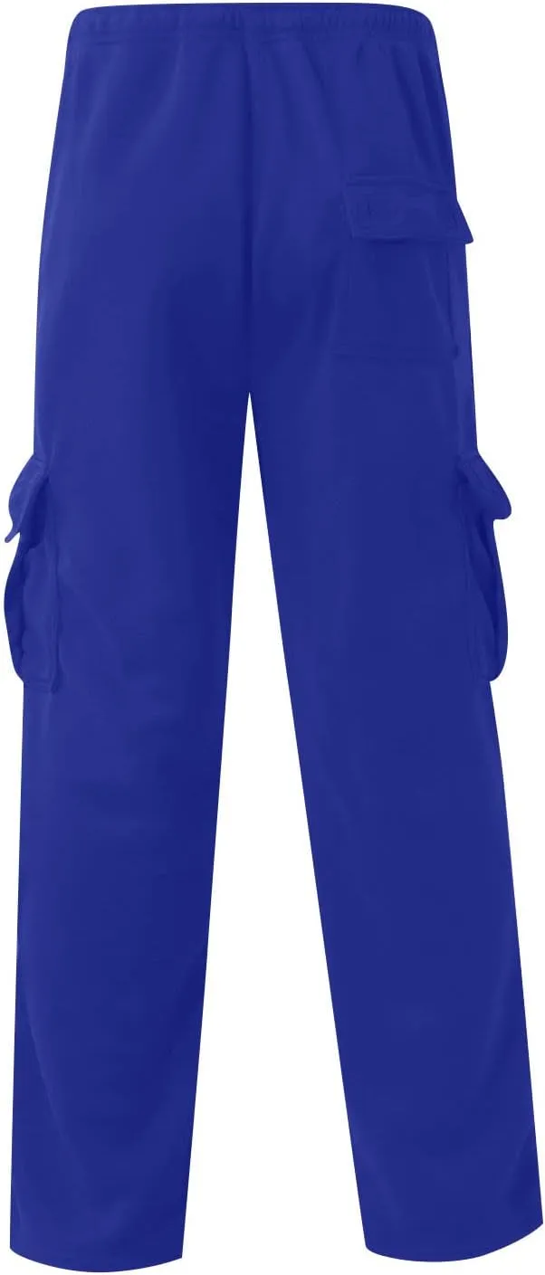 Cargo Pants for Men Baggy Multiple Pockets Pants Casual Elastic Waist Drawstring Cargo Pants Joggers Trousers