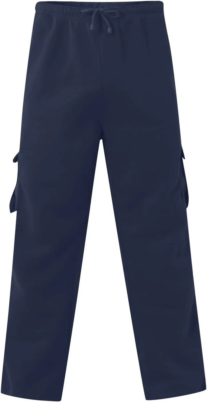 Cargo Pants for Men Baggy Multiple Pockets Pants Casual Elastic Waist Drawstring Cargo Pants Joggers Trousers