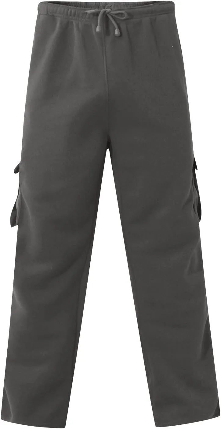 Cargo Pants for Men Relaxed Fit Multiple Pockets Pants Casual Elastic Waist Drawstring Cargo Pants Fashion Trousers