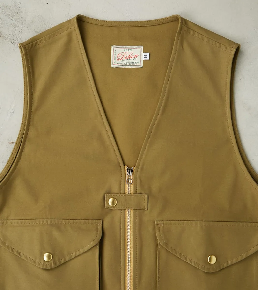 Cargo Vest - Japanese Military Sateen - Fatigue