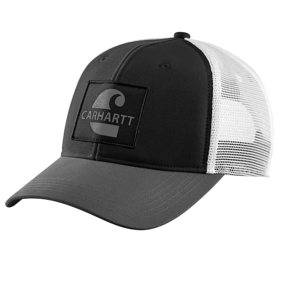 Carhartt 105692 Men's Canvas Mesh-Back Logo Graphic Cap
