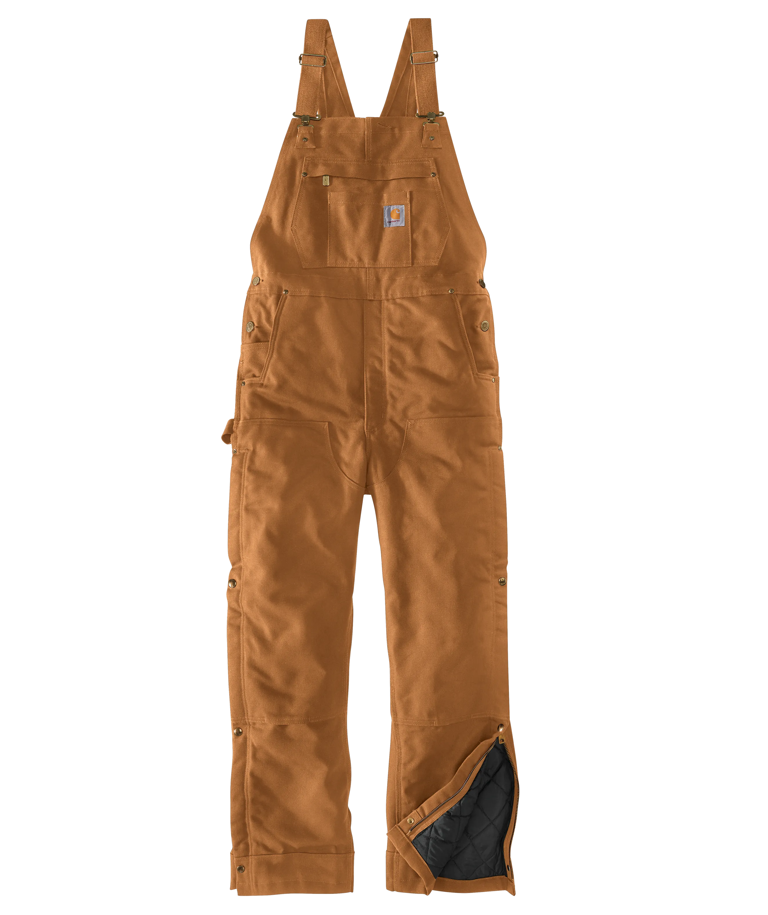 Carhartt Firm Duck Insulated Bib Overalls with Tall Sizes