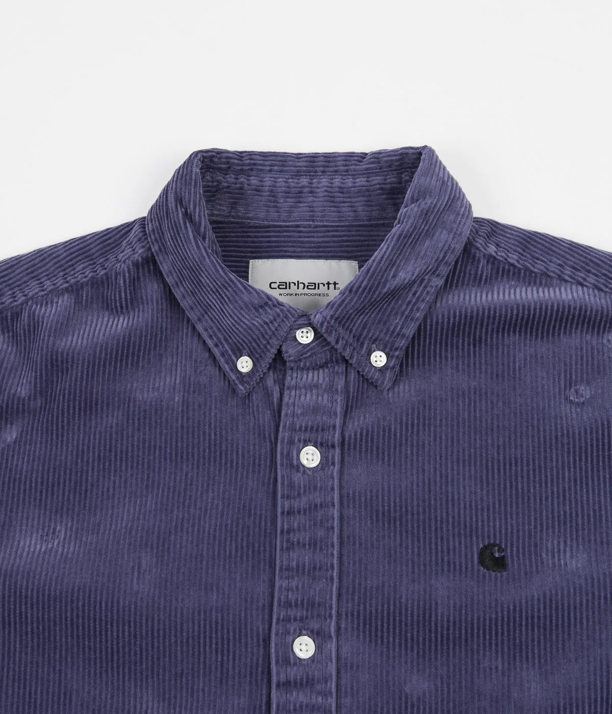 Carhartt Madison Cord Shirt - Cold Viola / Black