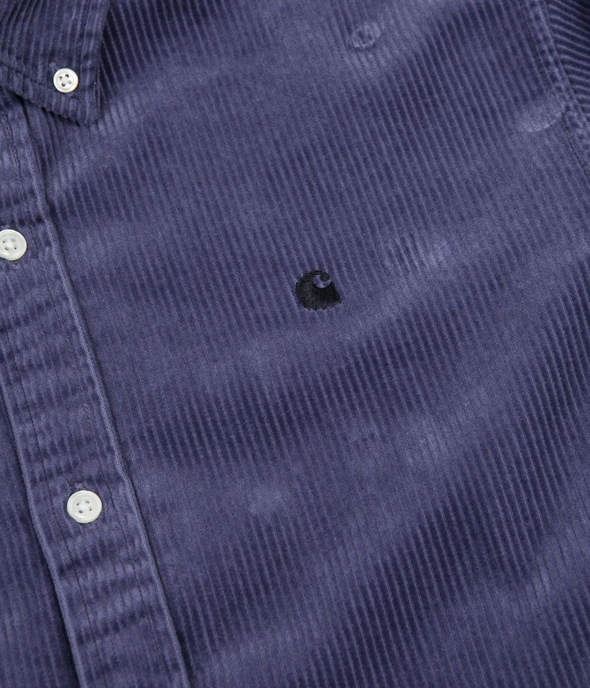 Carhartt Madison Cord Shirt - Cold Viola / Black