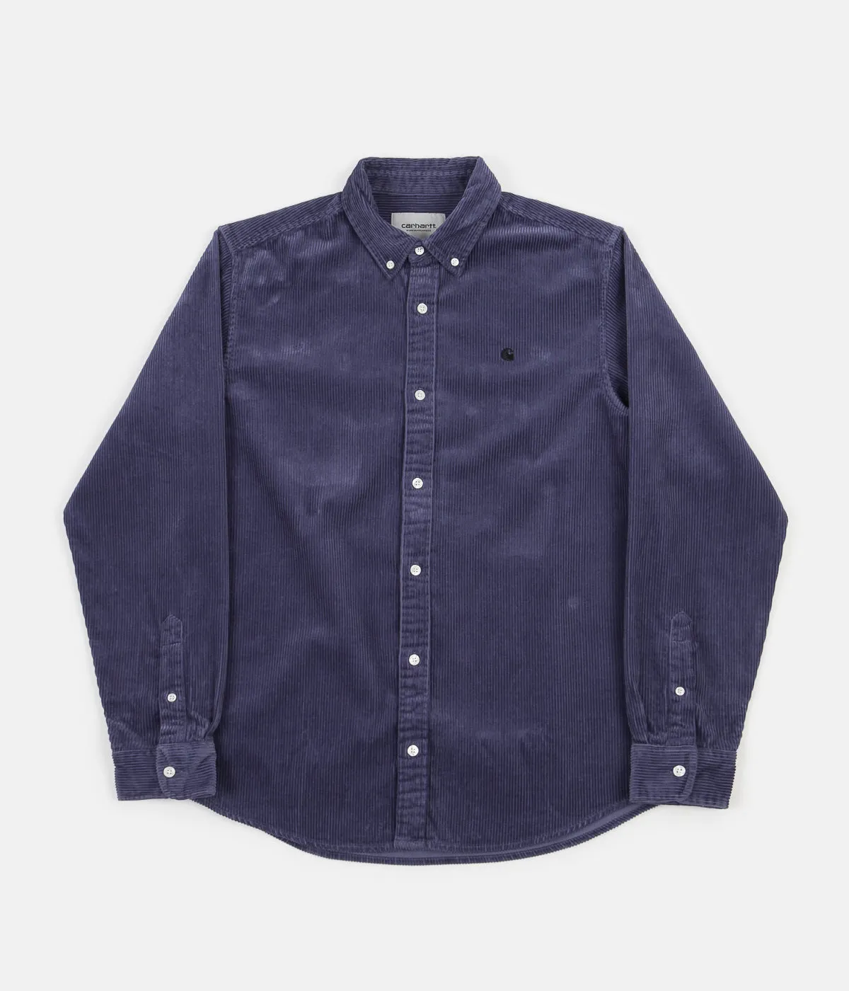 Carhartt Madison Cord Shirt - Cold Viola / Black