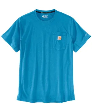 Carhartt Men's Force Short-Sleeve Pocket T-Shirt - Atomic Blue