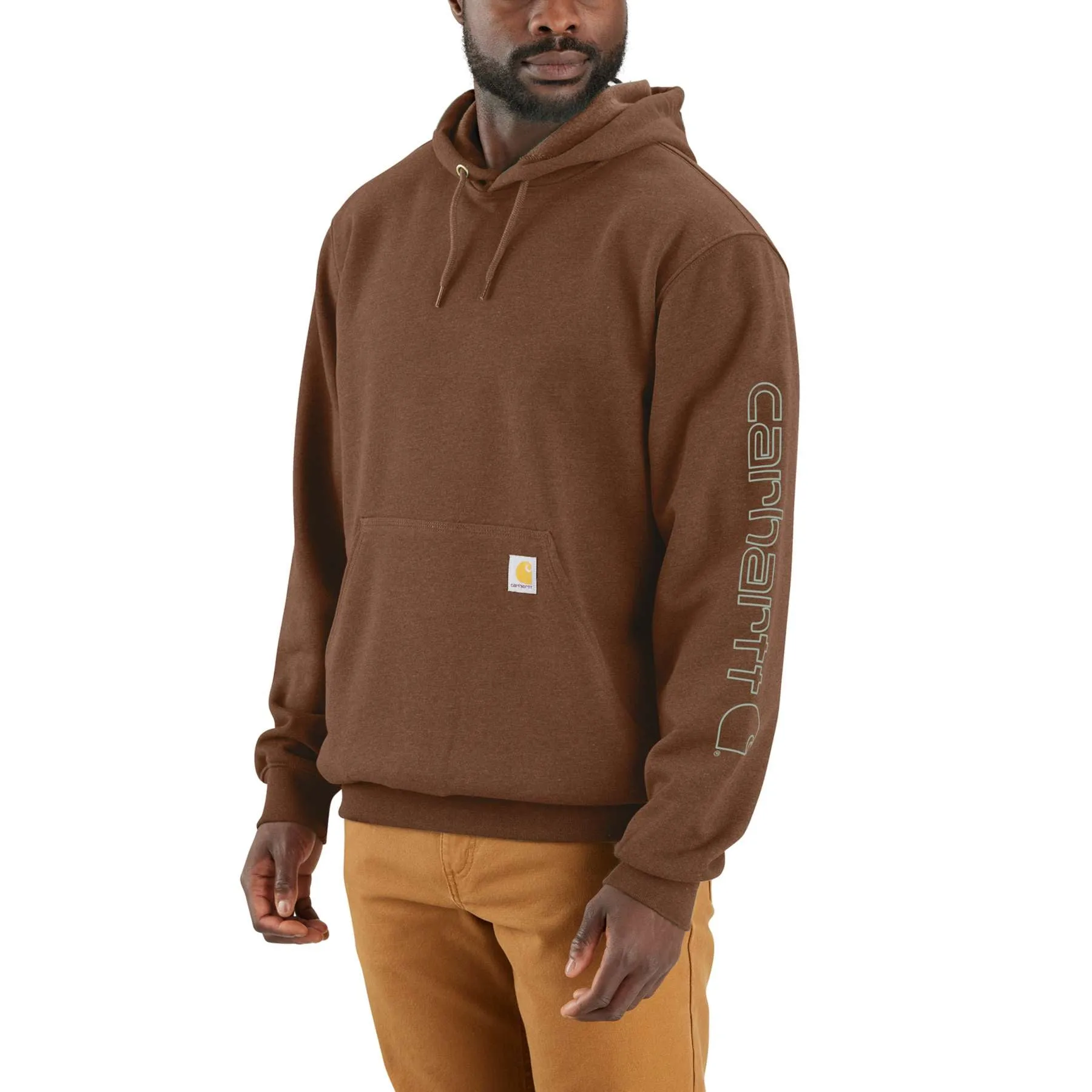 Carhartt Midweight Sleeve Logo Hooded Sweatshirt