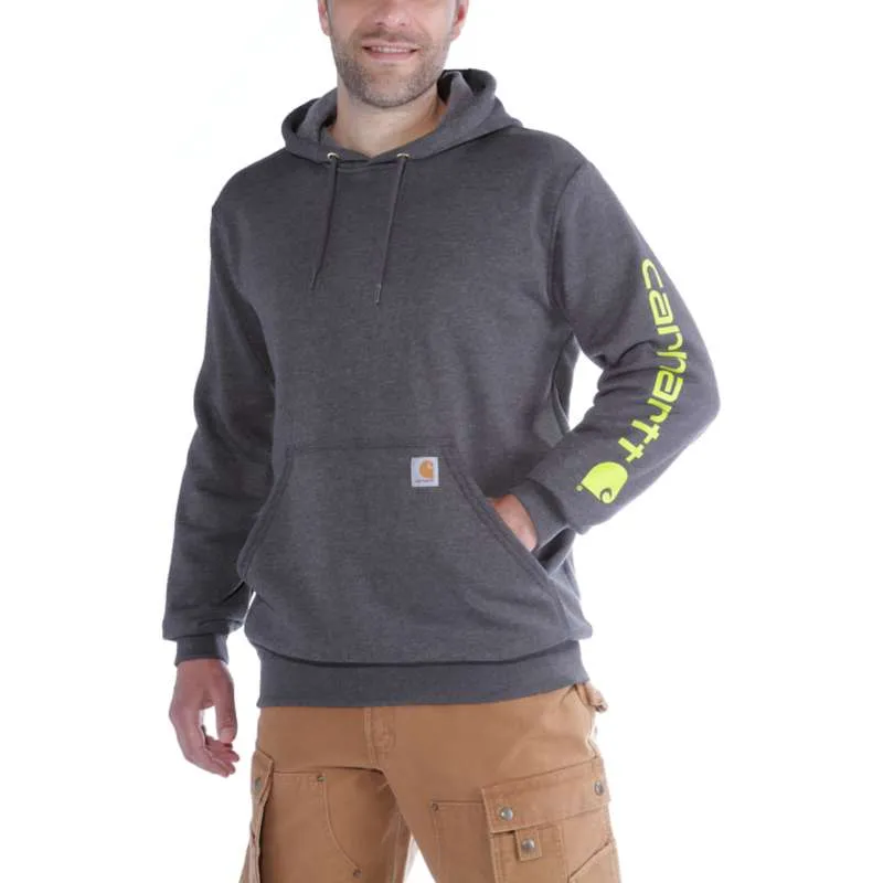 Carhartt Midweight Sleeve Logo Hooded Sweatshirt